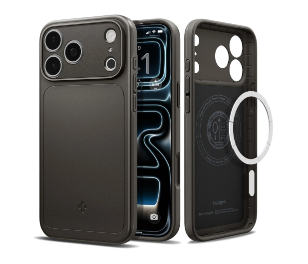 Spigen Thin Fit MagSafe do iPhone 18 Pro/17 Pro (gunmetal) - 1586424 - zdjęcie 2